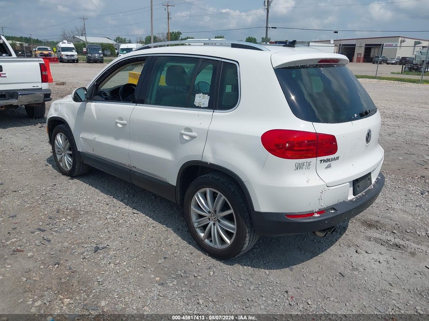 Vin: wvgbv3ax3dw090332, lot: 46316294, volkswagen tiguan se 20133