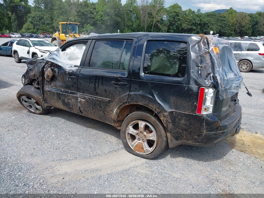 Vin: 5fnyf4h59eb047920, lot: 46316315, honda pilot ex-l 20143