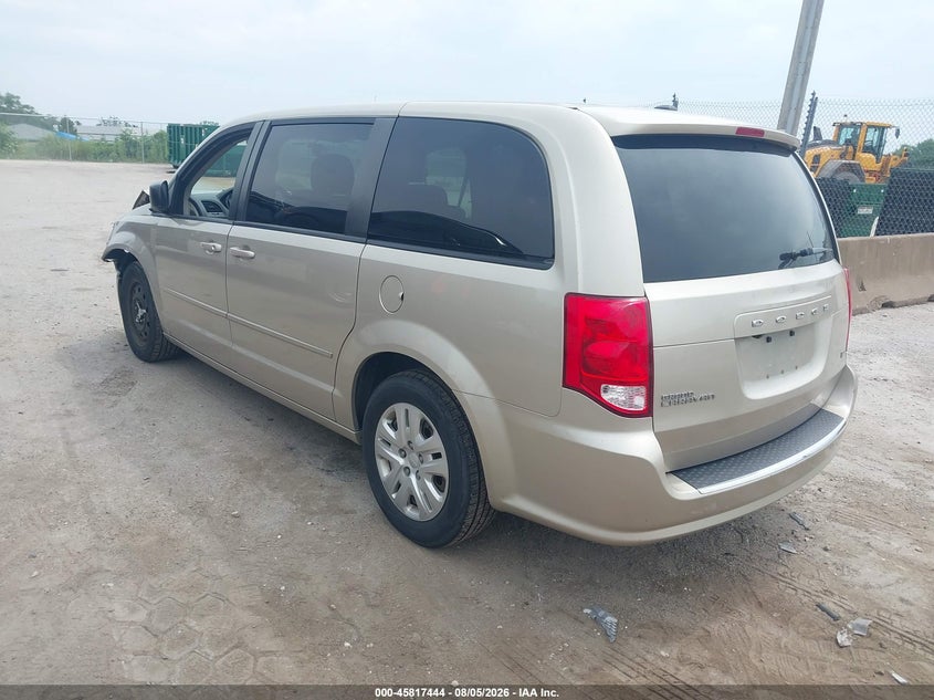 Vin: 2c4rdgbg1gr249325, lot: 46316325, dodge grand caravan se 20163