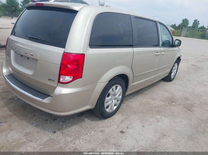 Vin: 2c4rdgbg1gr249325, lot: 46316325, dodge grand caravan se 20164