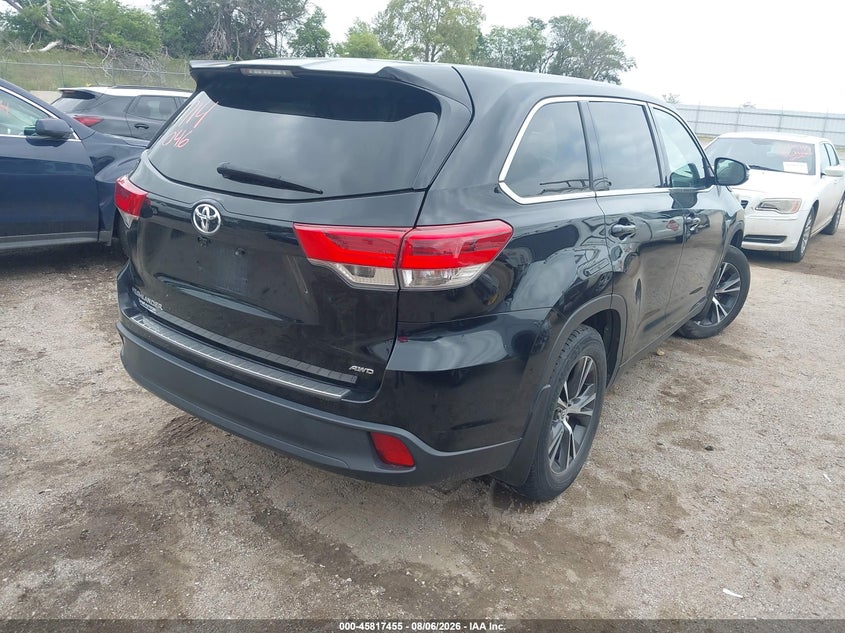Vin: 5tdbzrfh3ks958601, lot: 46316335, toyota highlander le 20194
