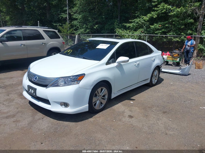 Vin: jthbb1ba9a2023585, lot: 46316365, lexus hs 250h 20102