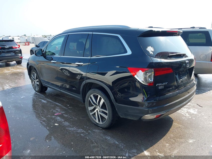 Vin: 5fnyf6h99jb014604, lot: 46316409, honda pilot touring 20183