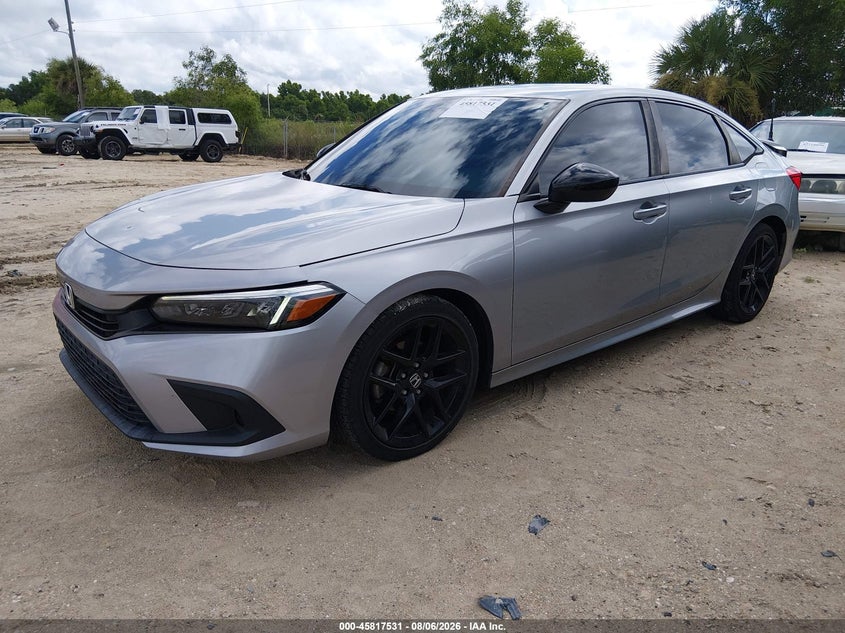 2023 HONDA CIVIC SEDAN 2.0L I-4 DI, DOHC, VVT, REGULAR , 158HP