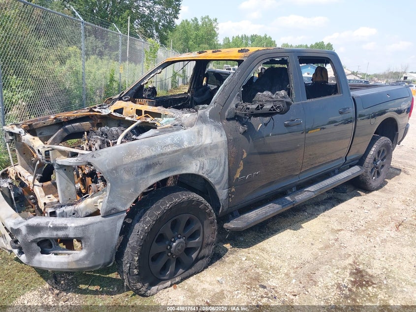 Vin: 3c6ur5dj8kg559843, lot: 46316422, ram 2500 big horn  4x4 6'4 box 20192