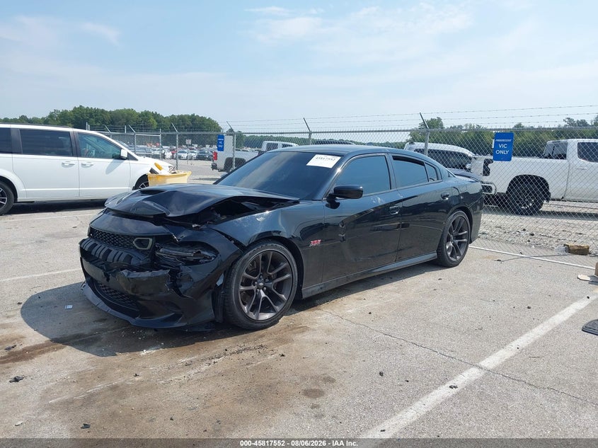 Vin: 2c3cdxgj8kh535900, lot: 46316433, dodge charger scat pack rwd 20192