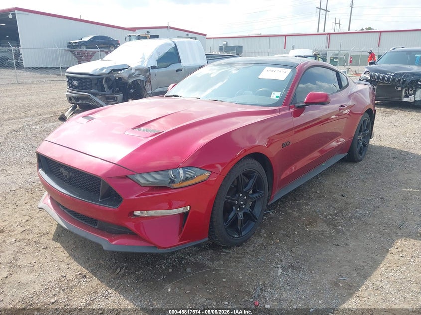 Vin: 1fa6p8cf8l5100624, lot: 46316456, ford mustang gt premium fastback 20202