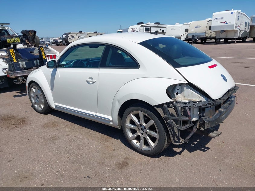 Vin: 3vwjp7atxcm653015, lot: 46316464, volkswagen beetle 2.5l 20123