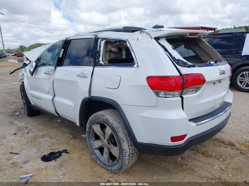 Vin: 1c4rjebg5fc126034, lot: 46316470, jeep grand cherokee limited 20153