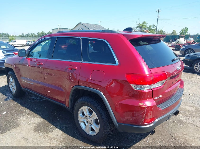 Vin: 1c4rjfagxec131221, lot: 46316515, jeep grand cherokee laredo 20143