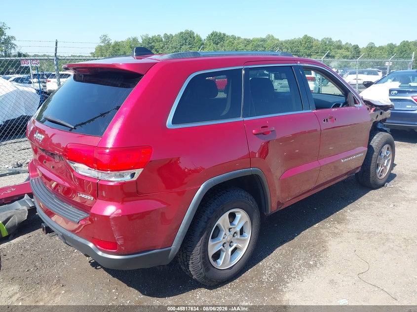 Vin: 1c4rjfagxec131221, lot: 46316515, jeep grand cherokee laredo 20144