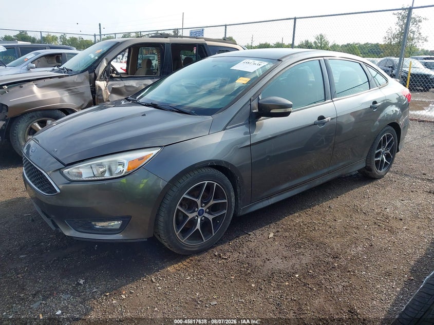 Vin: 1fadp3f2xfl217916, lot: 46316519, ford focus se 20152