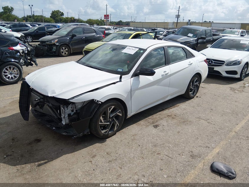 Vin: kmhlm4dg4su985264, lot: 46316523, hyundai elantra sel sport 20252