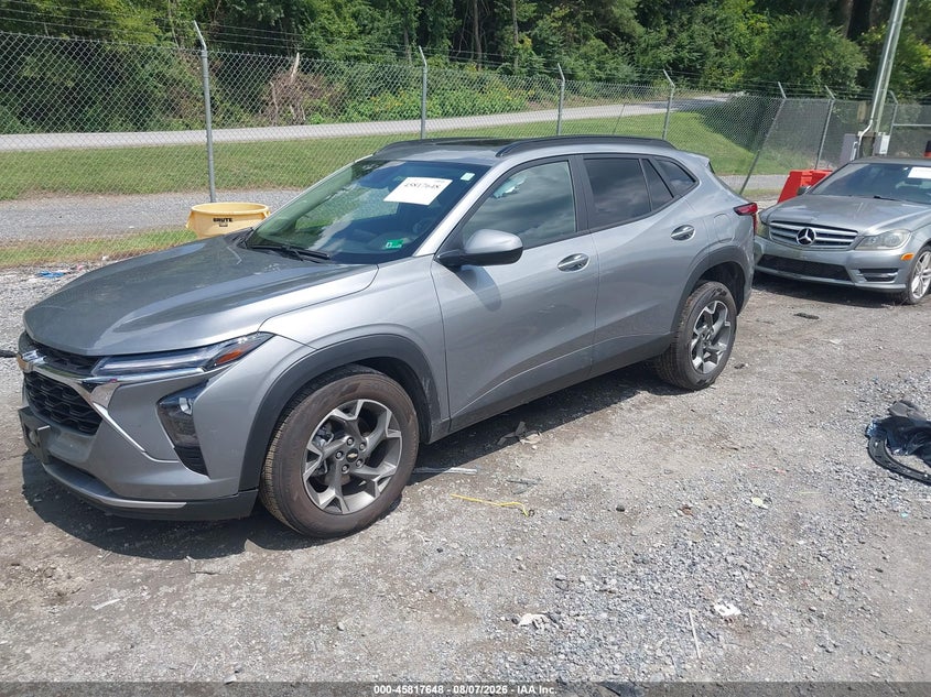 Vin: kl77lhep0sc344257, lot: 46316529, chevrolet trax fwd lt 20252
