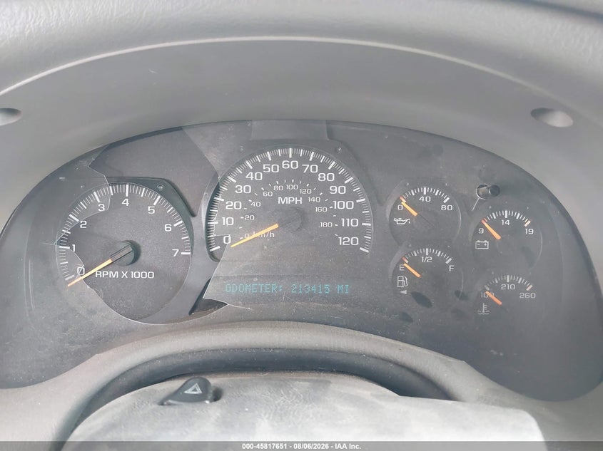 CHEVROLET TRAILBLAZER 2004 VIN 1GNDT13S742441895