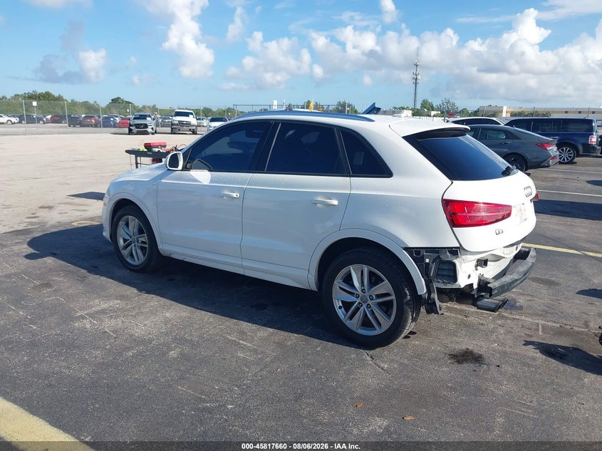 Vin: wa1bccfs1jr010876, lot: 46316541, audi q3 2.0t premium/2.0t sport premium 20183