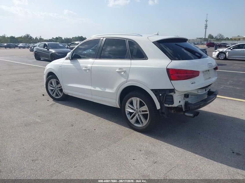Vin: wa1bccfs1jr010876, lot: 46316541, audi q3 2.0t premium/2.0t sport premium 20183