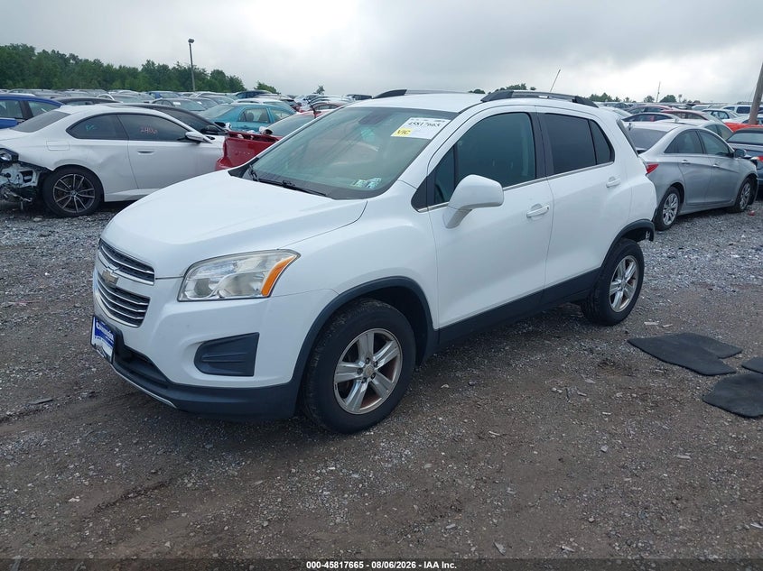 Vin: kl7cjpsb2gb512422, lot: 46316546, chevrolet trax lt 20162