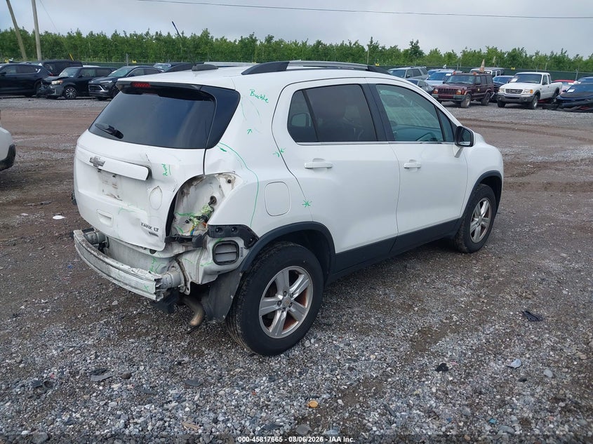 Vin: kl7cjpsb2gb512422, lot: 46316546, chevrolet trax lt 20164