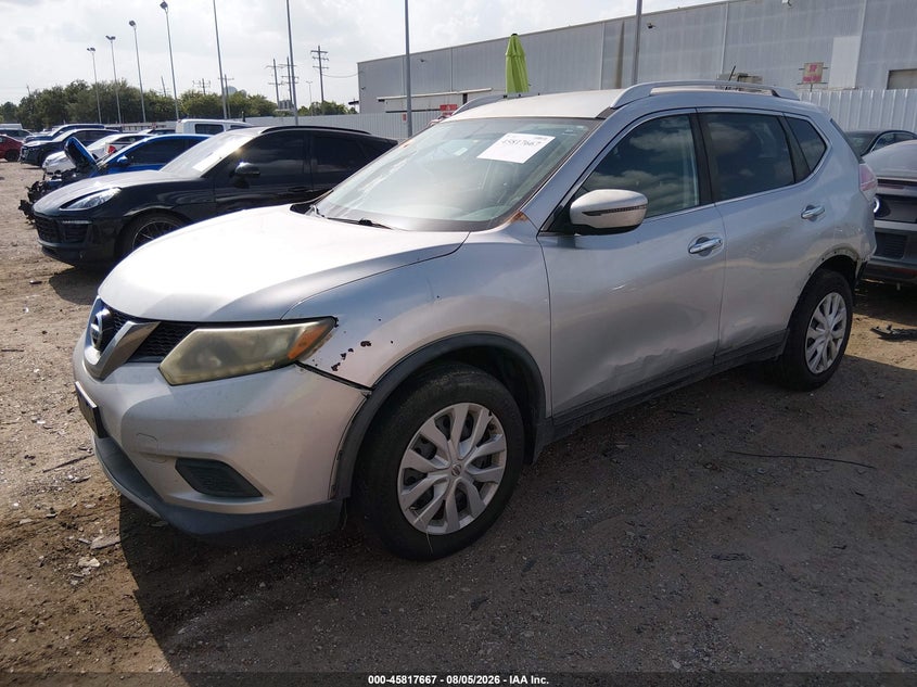2016 Nissan Rogue, Удар сзади, IAAI, VIN KNMAT2MT1GP713079 — фото 2