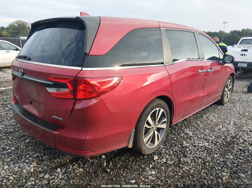 Vin: 5fnrl6h8xmb040685, lot: 46316563, honda odyssey touring 20214