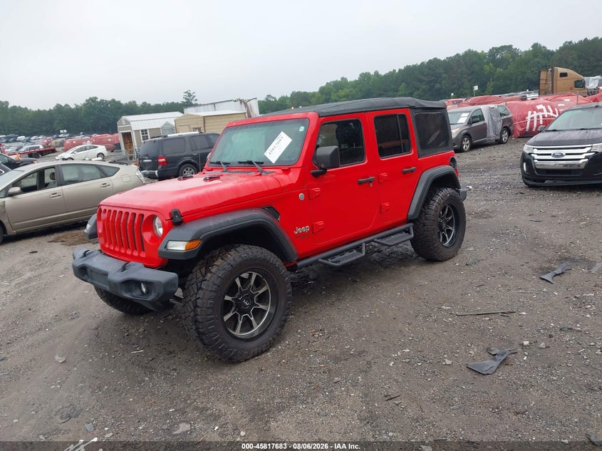 Vin: 1c4hjxdn5mw532698, lot: 46316564, jeep wrangler unlimited sport s 4x4 20212