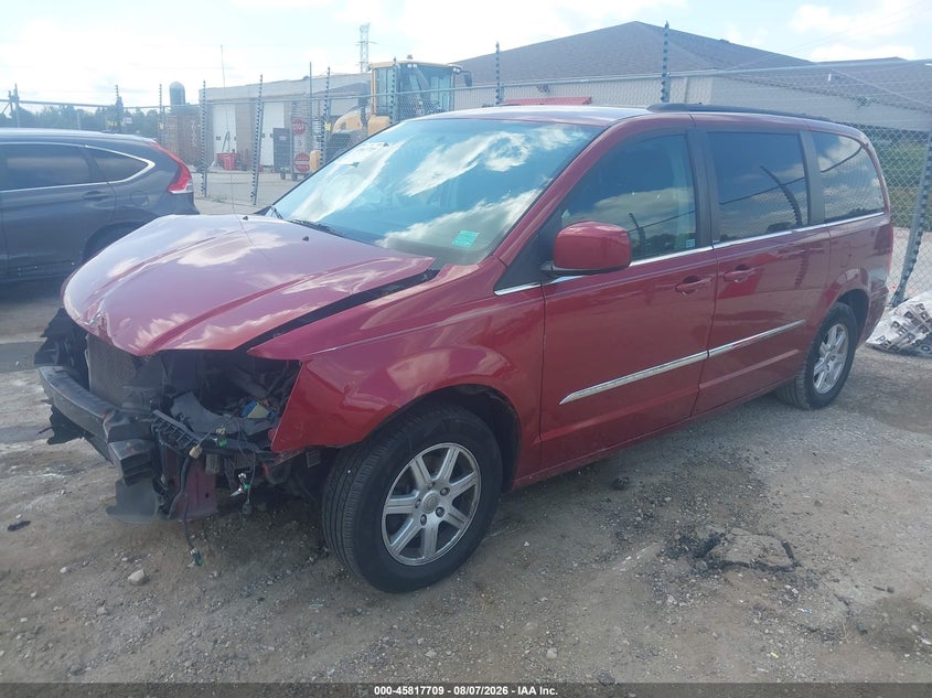 Vin: 2c4rc1bg0cr189550, lot: 46316590, chrysler town & country touring 20122
