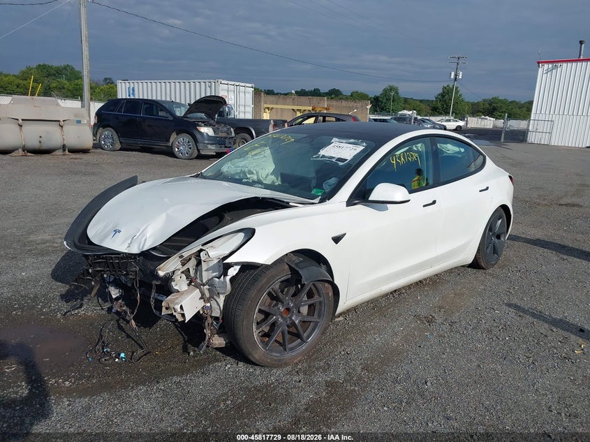 Vin: 5yj3e1ea5pf505100, lot: 46316610, tesla model 3 rear-wheel drive 20232