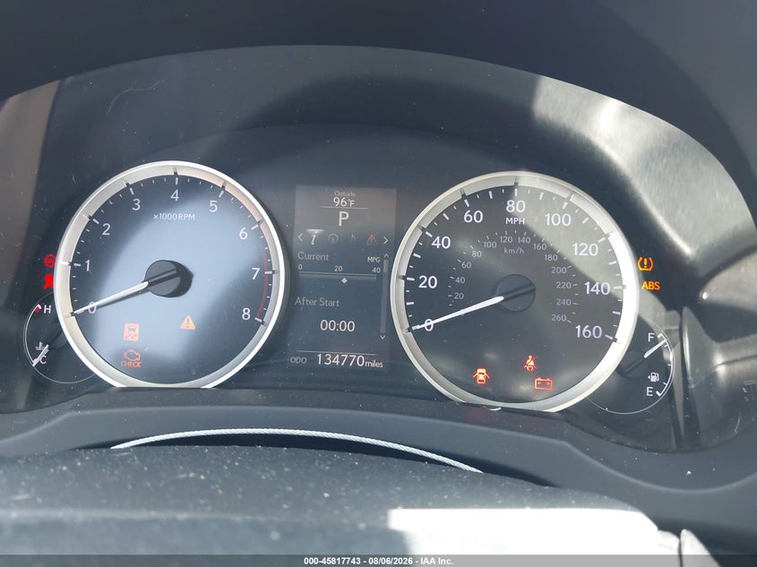 2015 LEXUS IS 250 auction photo 7