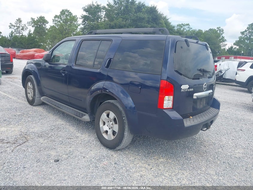 Vin: 5n1ar1nn9cc605153, lot: 46316636, nissan pathfinder s 20123