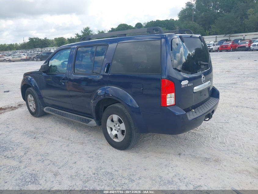 Vin: 5n1ar1nn9cc605153, lot: 46316636, nissan pathfinder s 20123
