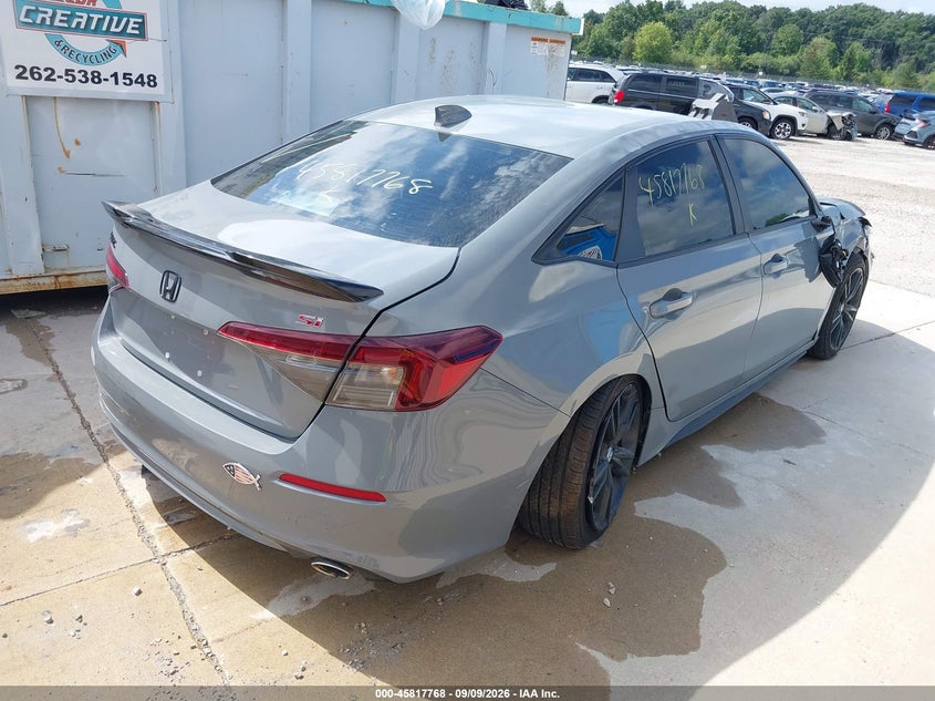 2025 HONDA CIVIC SI BASE W/HIGH PERFORMANCE SUMMER TIRES/ · Фото 4
