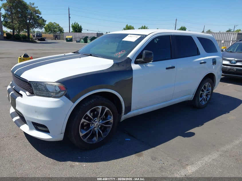 Vin: 1c4rdjdg6kc799003, lot: 46316652, dodge durango gt plus awd 20192
