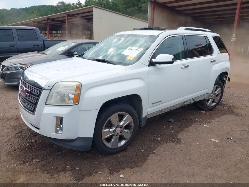 Vin: 2gkaltek1f6174607, lot: 46316655, gmc terrain slt-2 20152