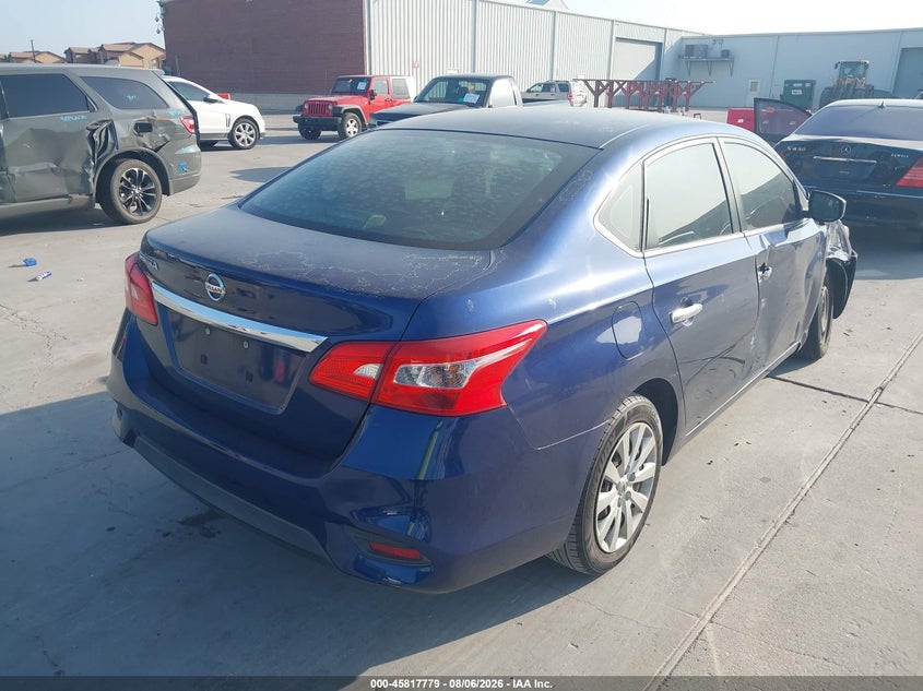 Vin: 3n1ab7ap1hy262181, lot: 46316660, nissan sentra s 20174