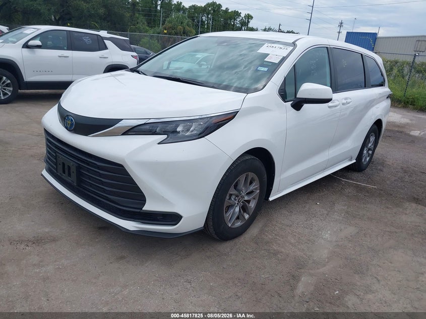 Vin: 5tdkrkecxss246874, lot: 46316706, toyota sienna le 20252