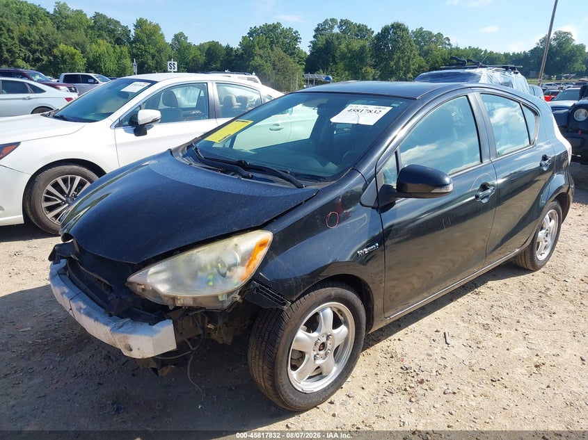 Vin: jtdkdtb30c1005669, lot: 46316713, toyota prius c three 20122