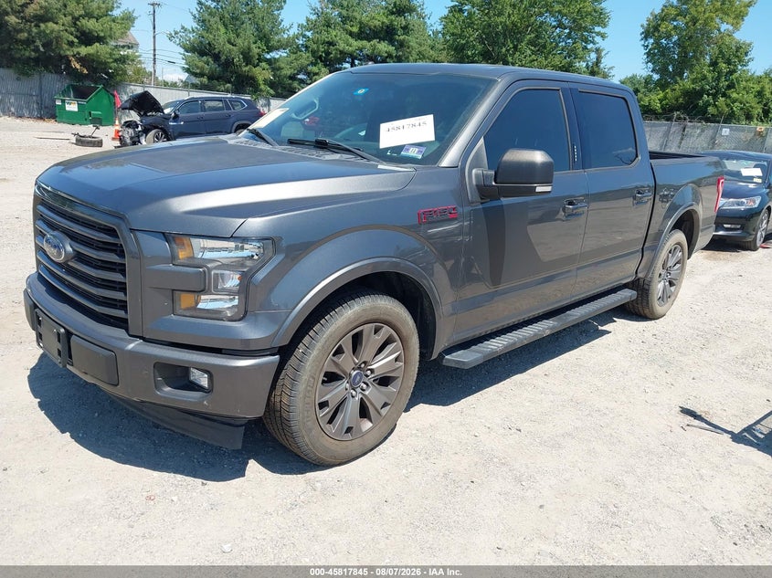 Vin: 1ftew1cf8hfb54538, lot: 46316726, ford f-150 xlt 20172
