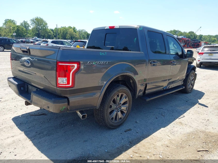 Vin: 1ftew1cf8hfb54538, lot: 46316726, ford f-150 xlt 20174