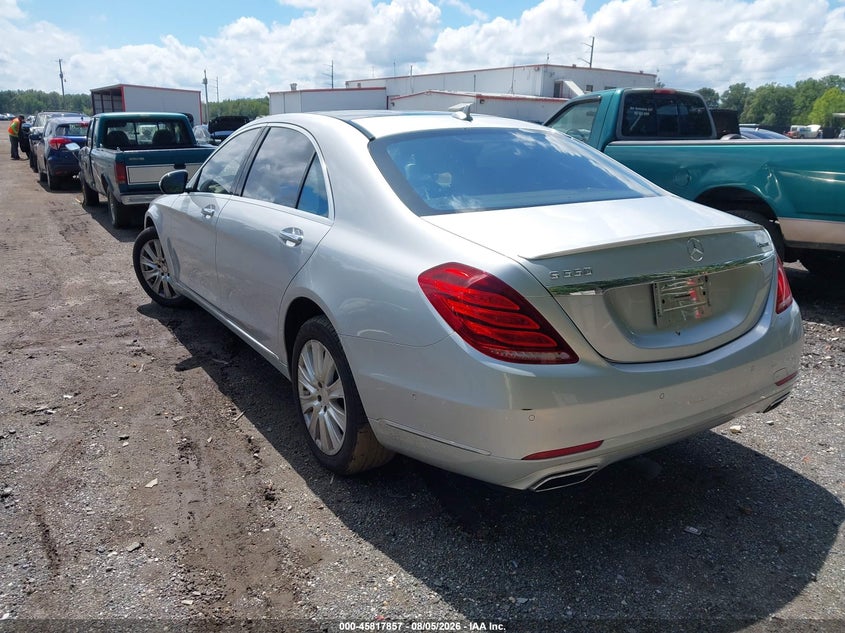 2015 MERCEDES-BENZ S 550 auction photo 3