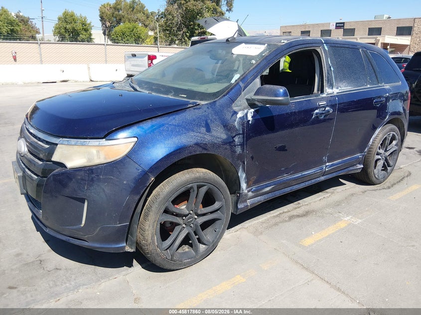 Vin: 2fmdk3ak1bbb44439, lot: 46316741, ford edge sport 20112