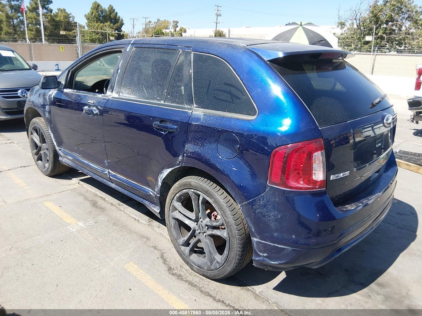 Vin: 2fmdk3ak1bbb44439, lot: 46316741, ford edge sport 20113