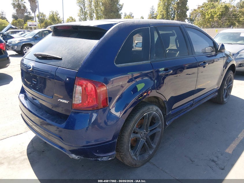 Vin: 2fmdk3ak1bbb44439, lot: 46316741, ford edge sport 20114