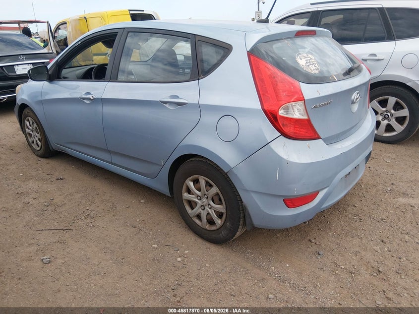 Vin: kmhct5ae5cu030373, lot: 46316751, hyundai accent gs 20123