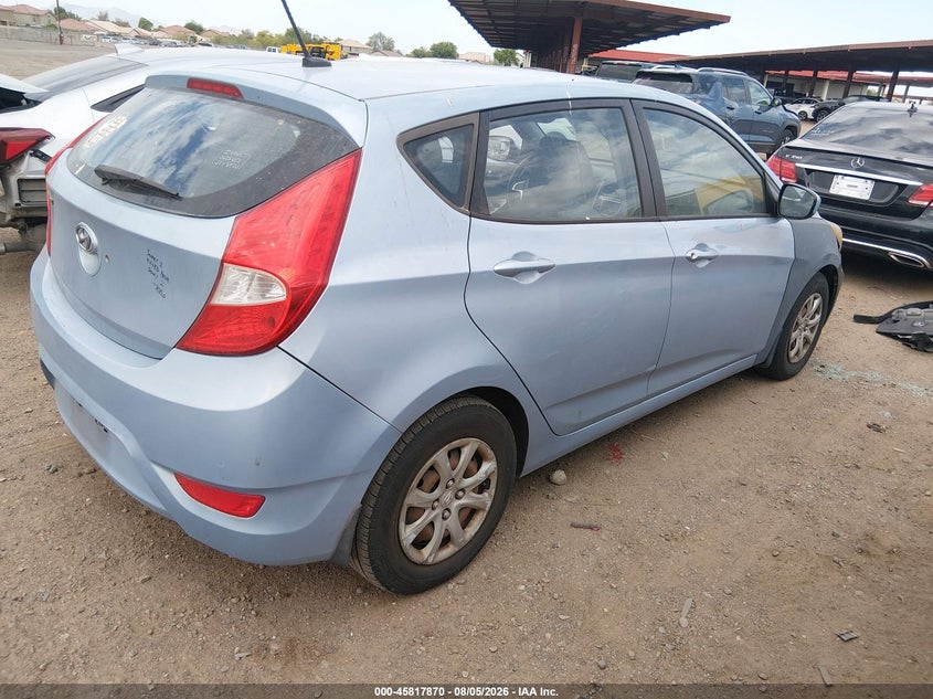 Vin: kmhct5ae5cu030373, lot: 46316751, hyundai accent gs 20124