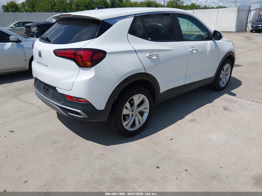 Vin: kl4ambsl2sb143884, lot: 46316831, buick encore gx preferred fwd 20254