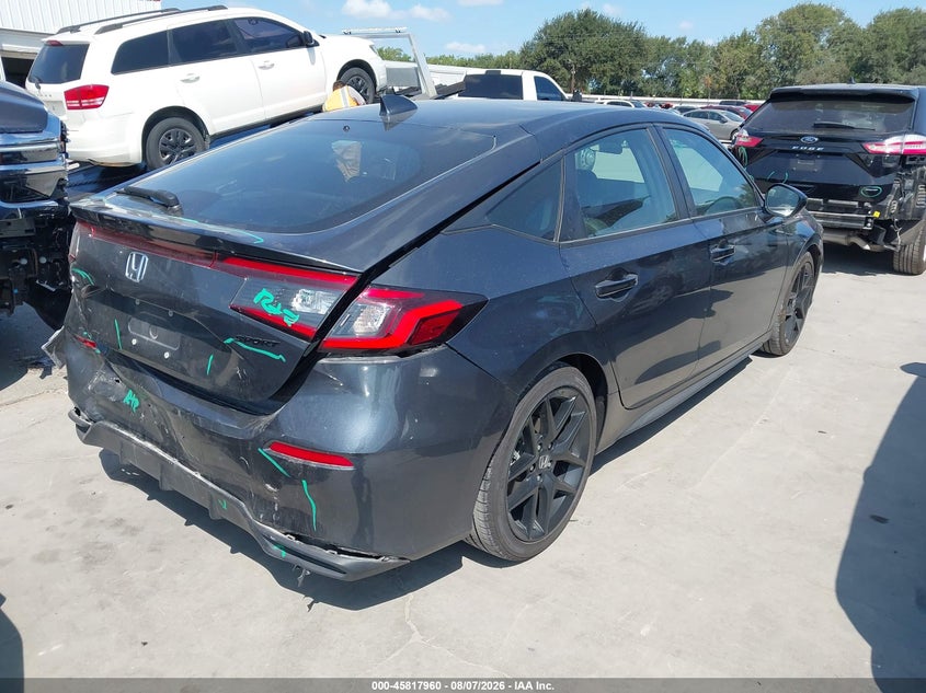 Vin: 19xfl2h80te012944, lot: 46316841, honda civic sport 20264