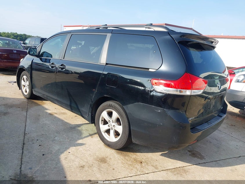 Vin: 5tdkk3dc3ds322577, lot: 46316876, toyota sienna le v6 8 passenger 20133