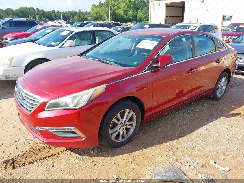 Vin: 5npe24af3fh147306, lot: 46316880, hyundai sonata se 20152