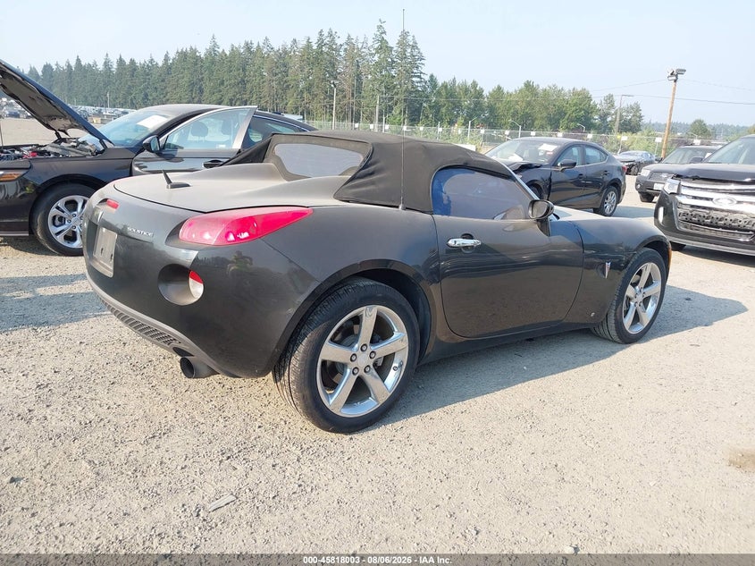 2008 PONTIAC SOLSTICE CABRIO 2.4L I-4 DOHC, VVT, 173HP